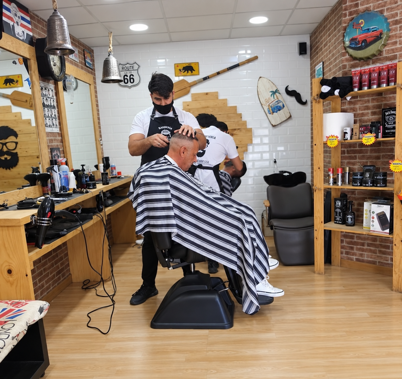Cliente en Black & White Barber Club